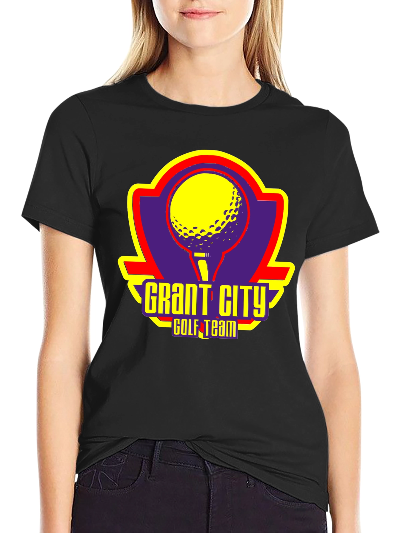Grant City Golf Team Black Tee