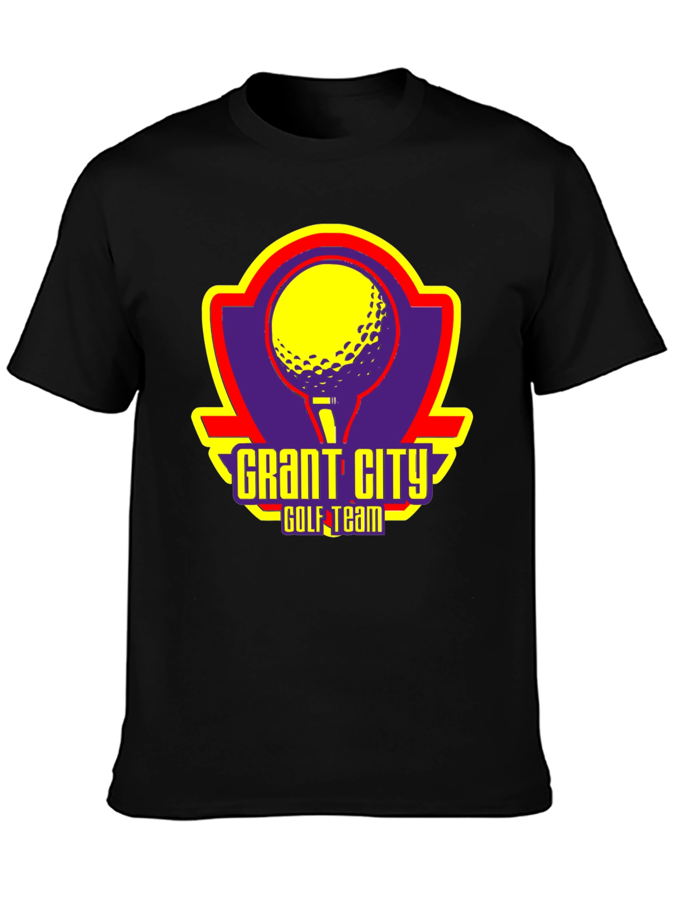 Grant City Golf Team Black Tee