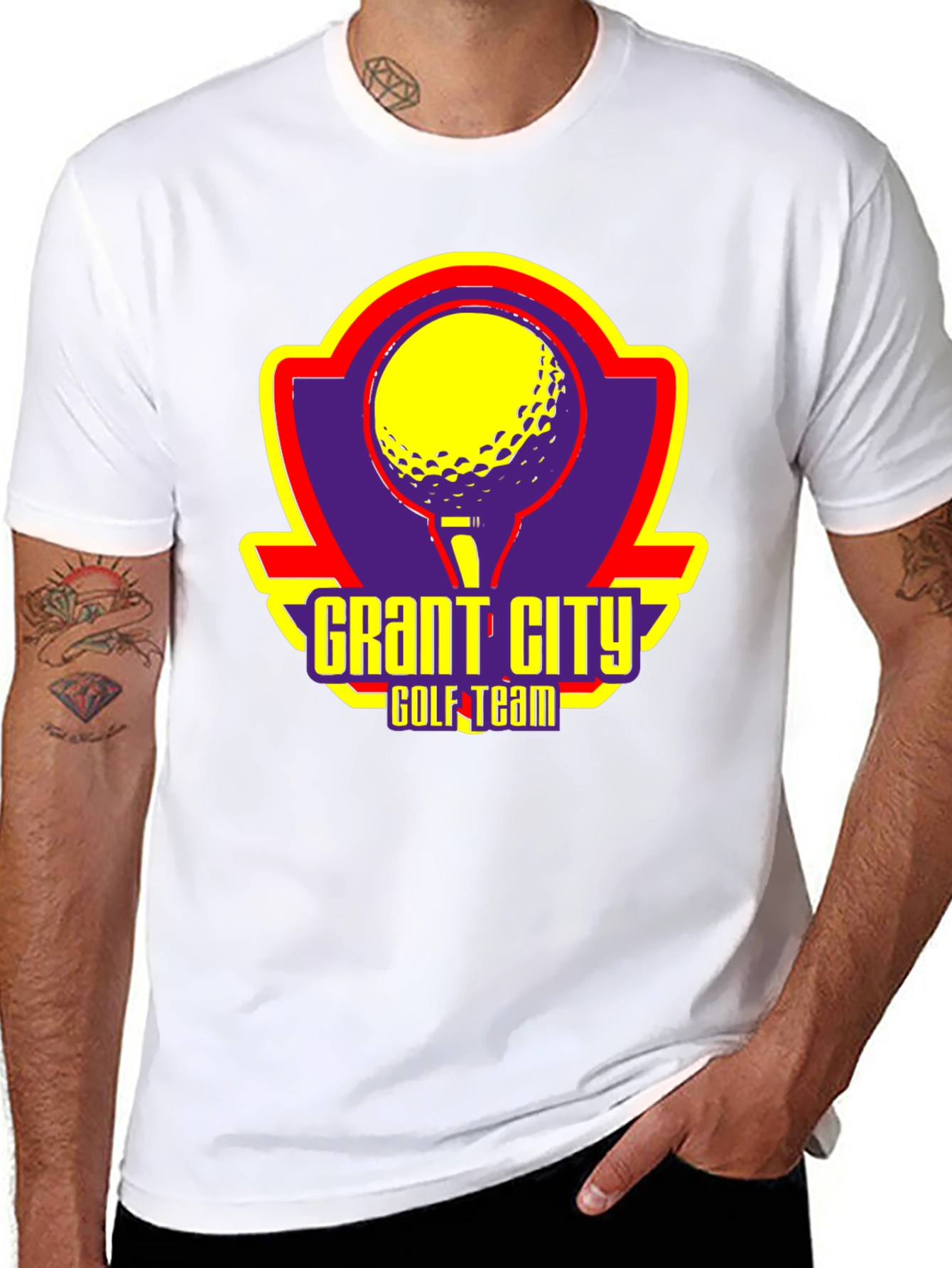 Grant City Golf Team Black Tee