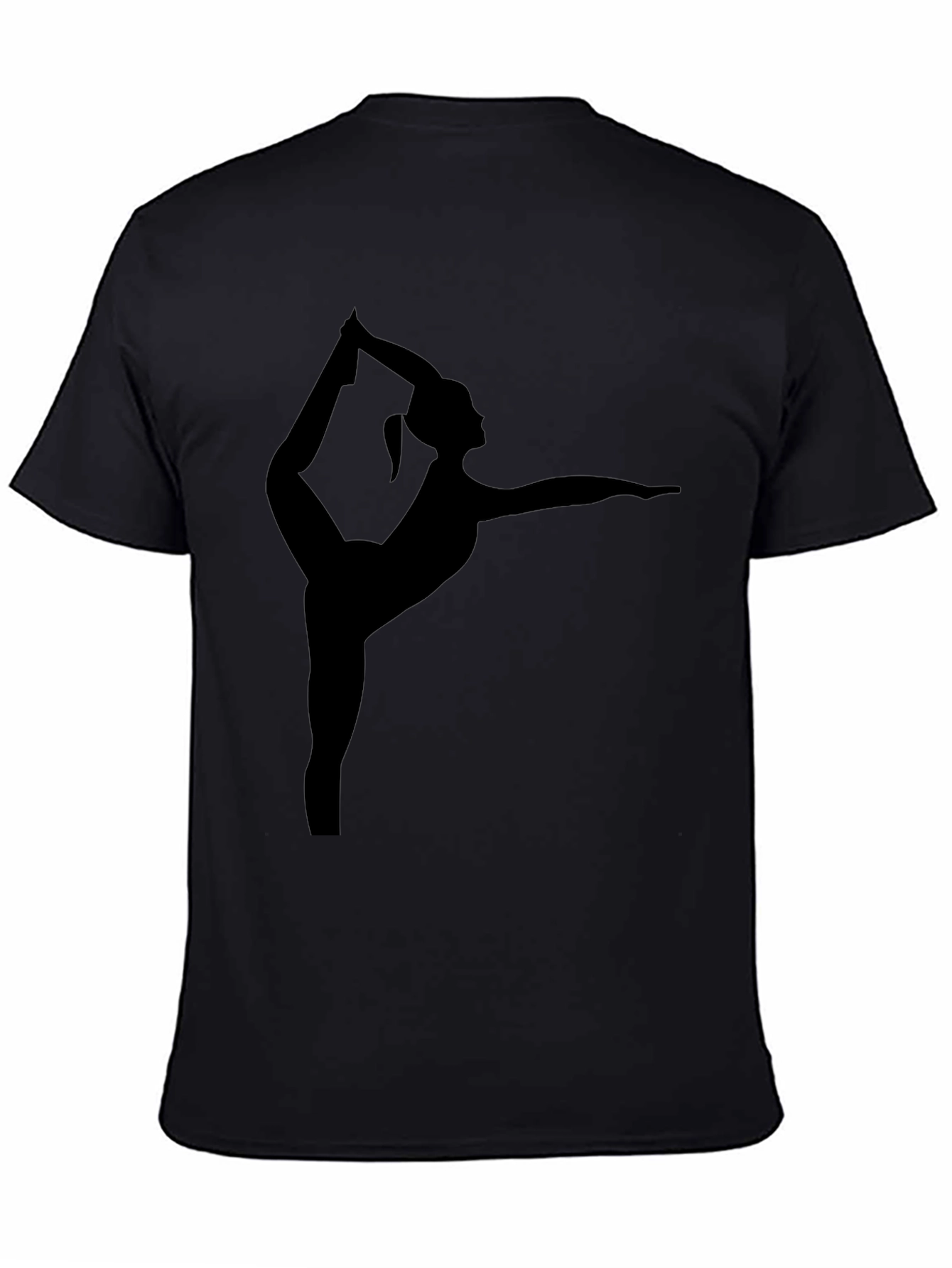 Yoga Pose Black T-Shirt
