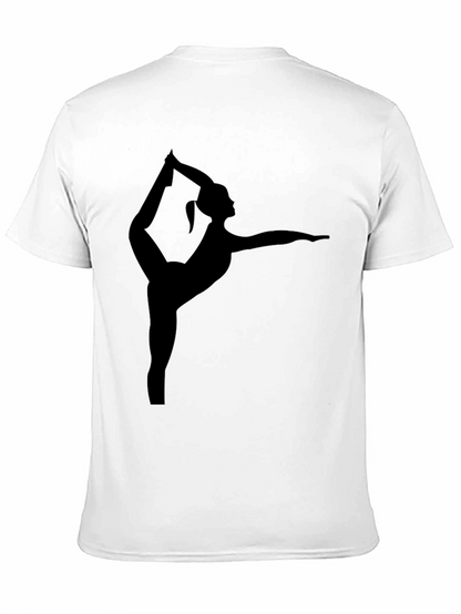 Yoga Pose Black T-Shirt