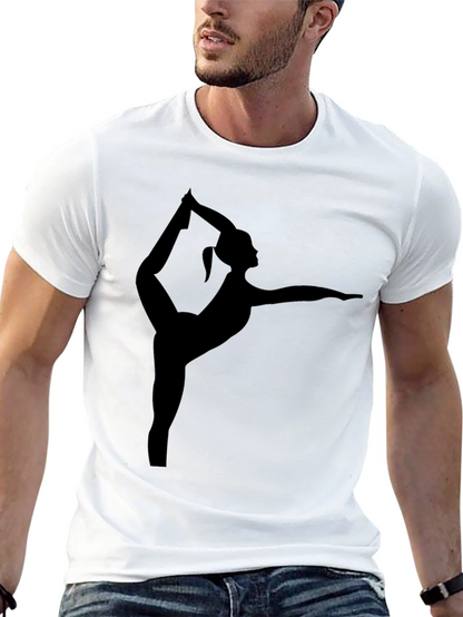Yoga Pose Black T-Shirt