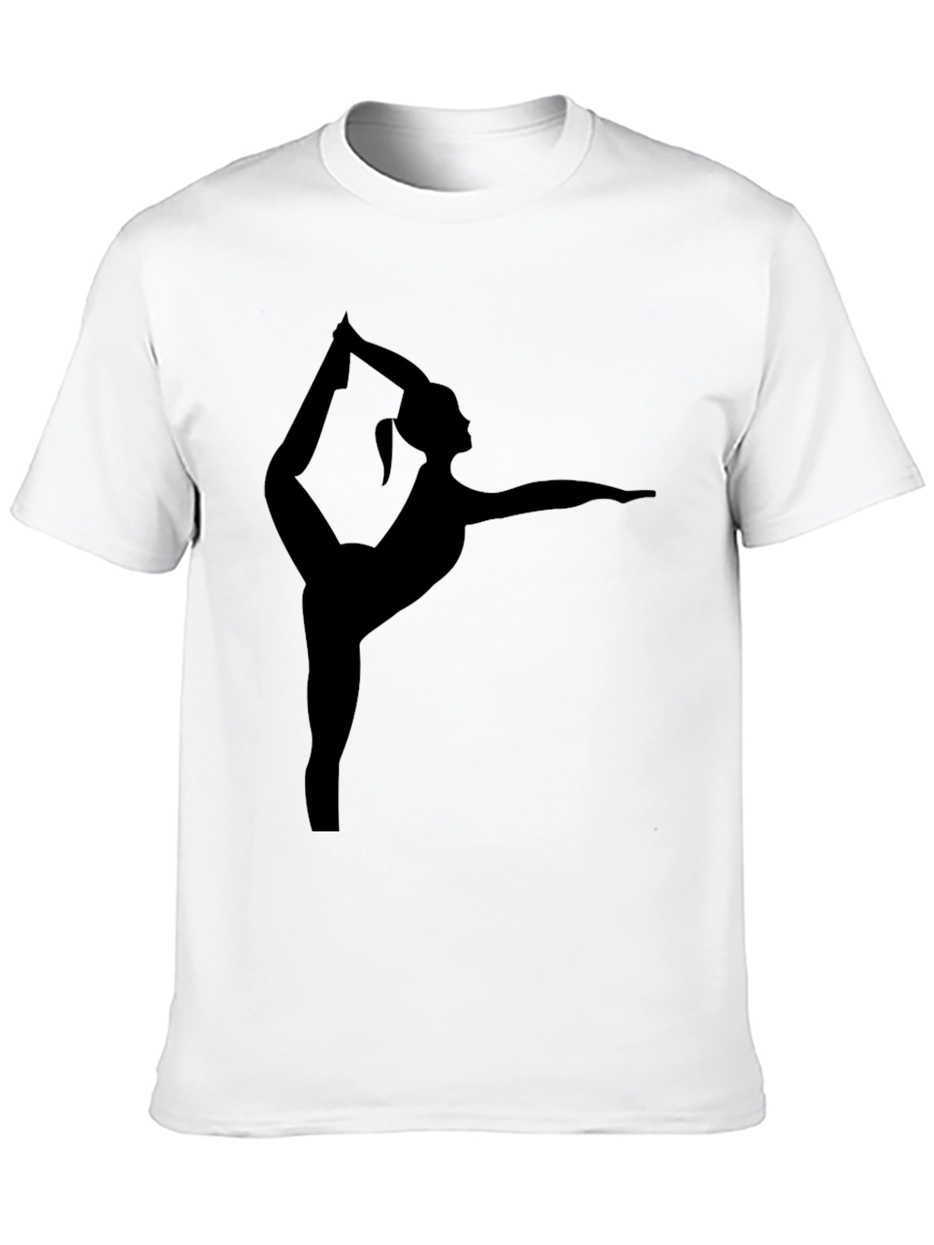 Yoga Pose Black T-Shirt