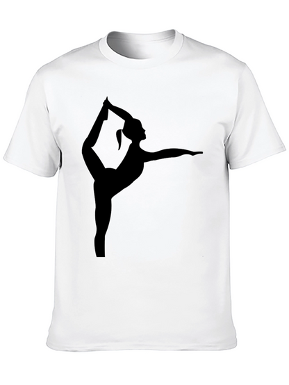 Yoga Pose Black T-Shirt