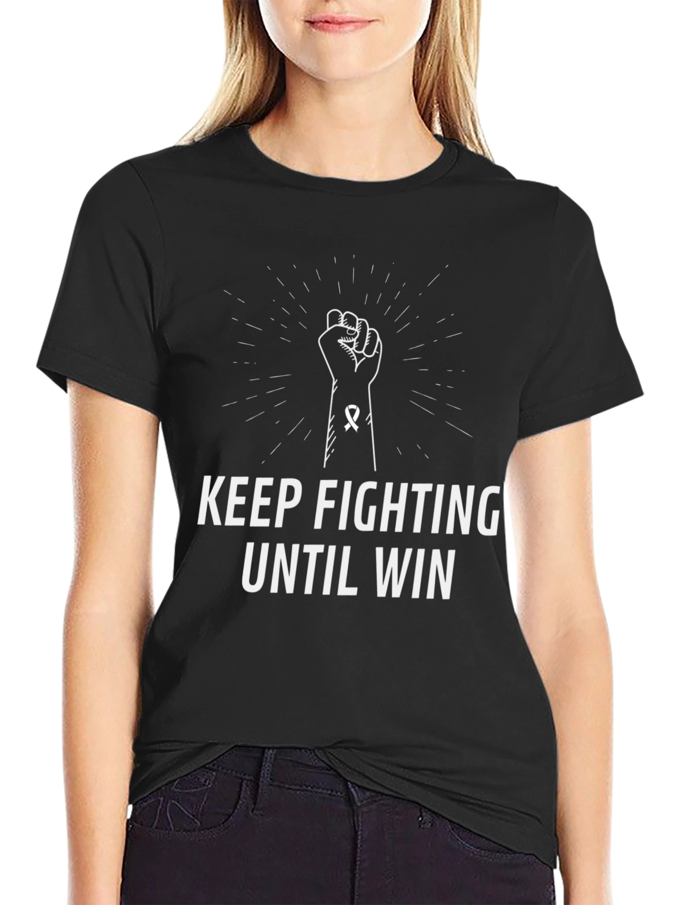 Keep Fighting Until Win T-Shirt