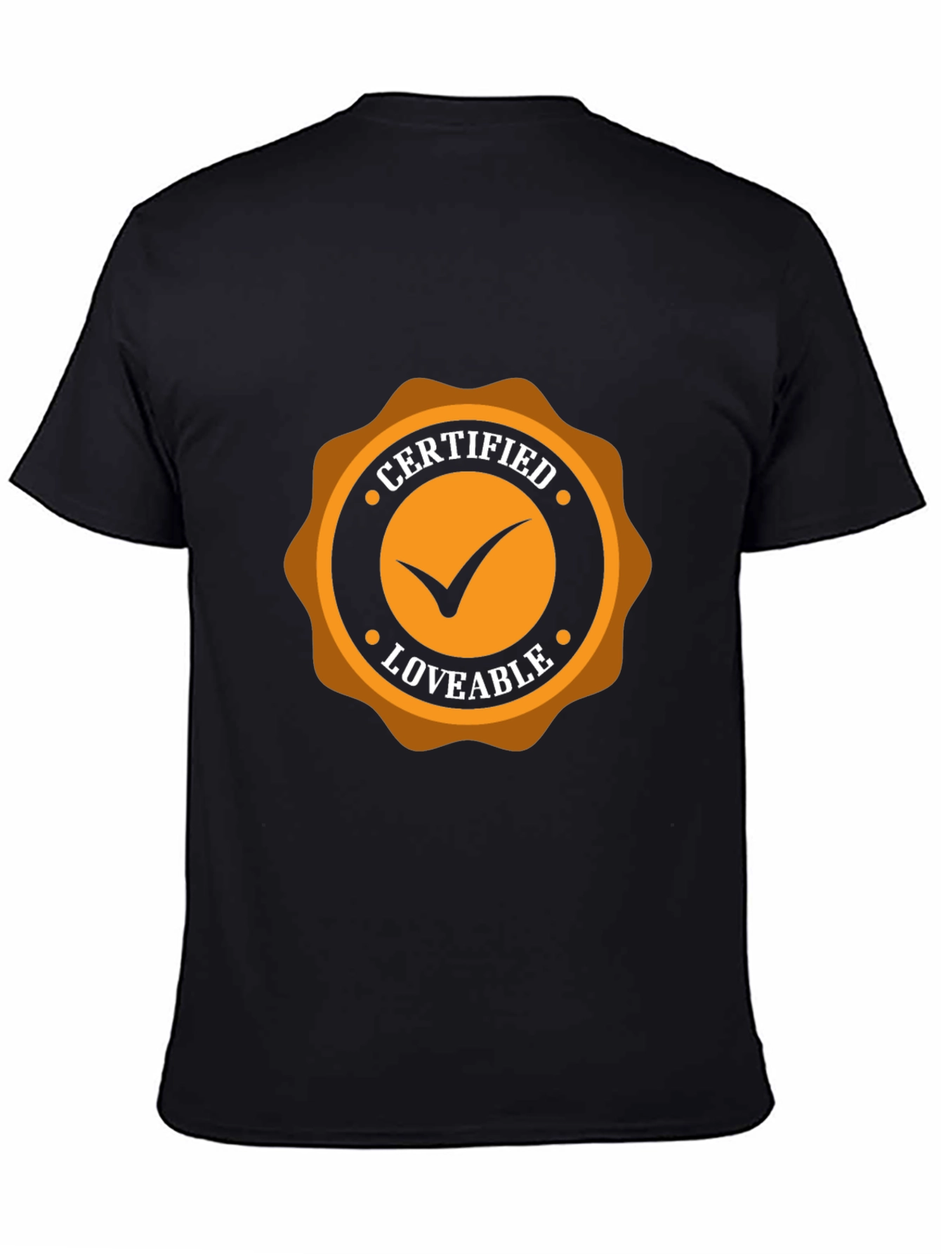 Certified Loveable Black Tee
