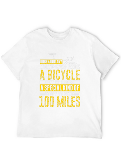 Funny Cycling 100 Miles Graphic Tee