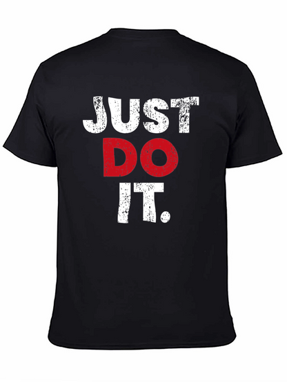 Just Do It Graphic Tee - Black