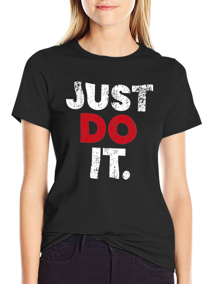 Just Do It Graphic Tee - Black