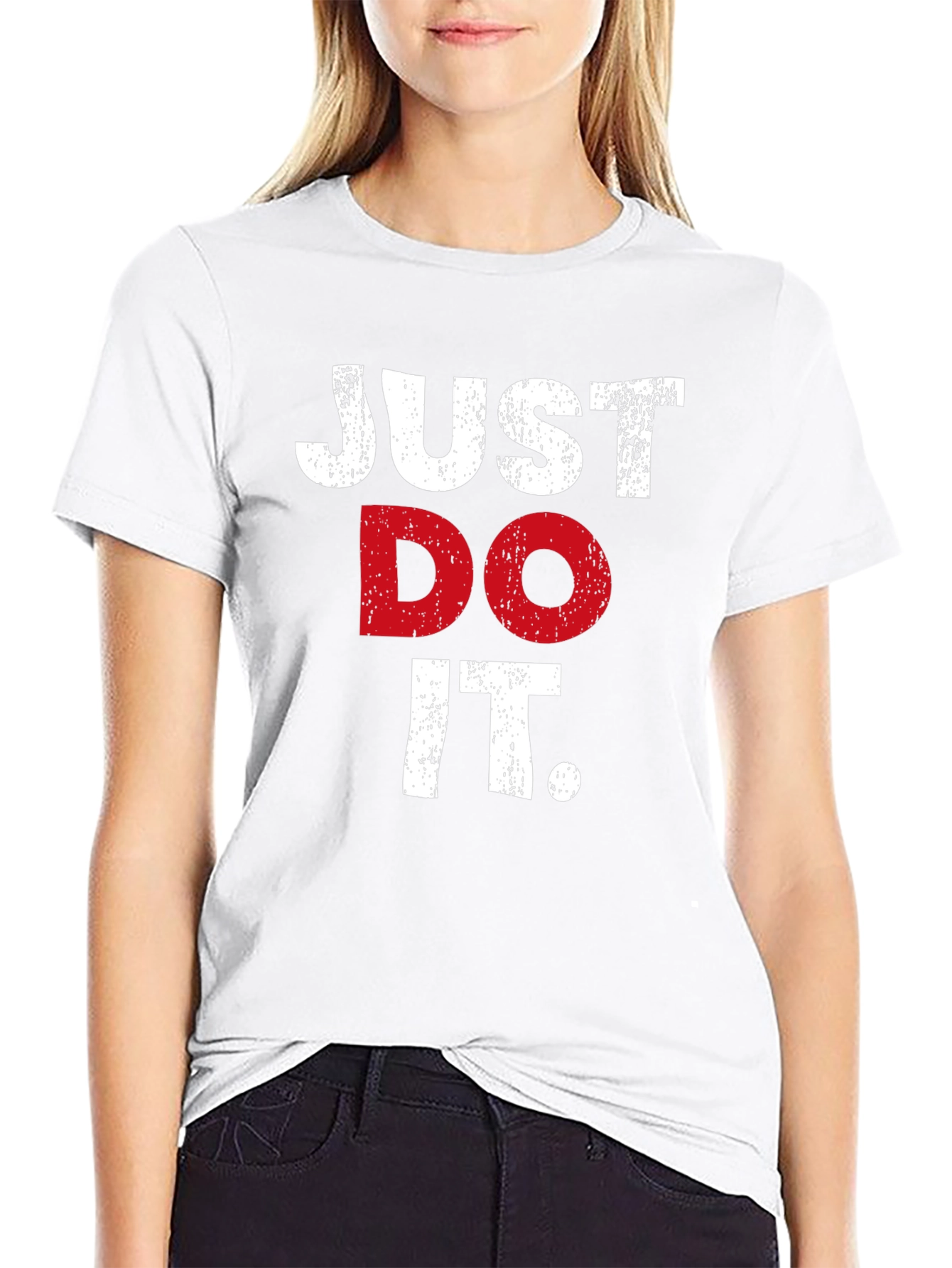 Just Do It Graphic Tee - Black
