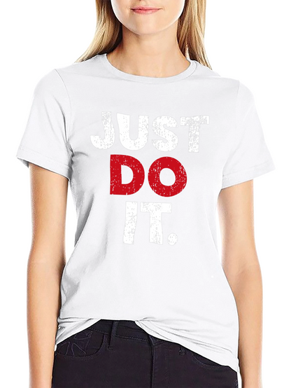 Just Do It Graphic Tee - Black