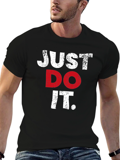 Just Do It Graphic Tee - Black