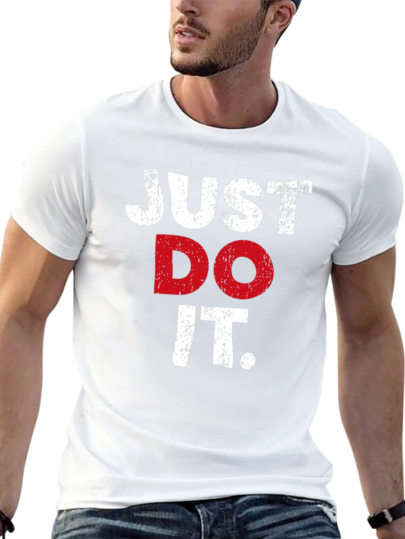 Just Do It Graphic Tee - Black