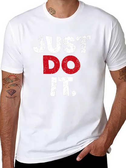 Just Do It Graphic Tee - Black
