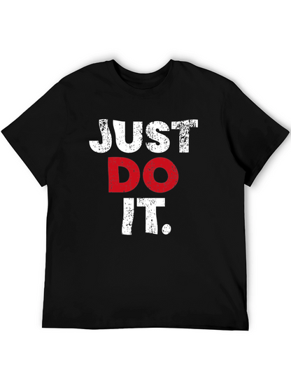 Just Do It Graphic Tee - Black