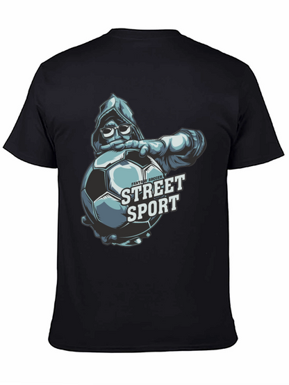 Street Sport Soccer Graphic T-Shirt