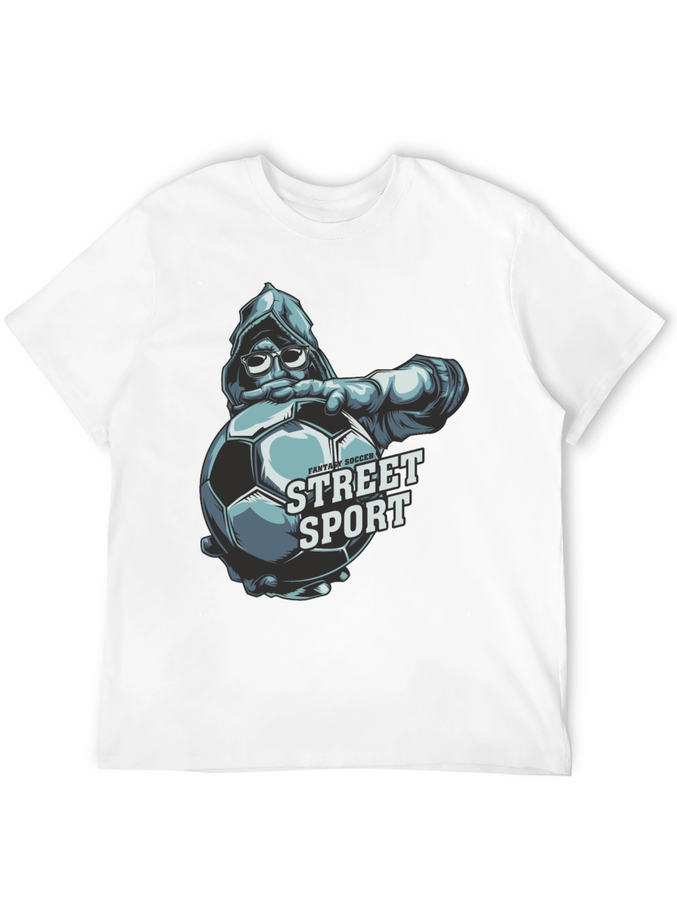 Street Sport Soccer Graphic T-Shirt
