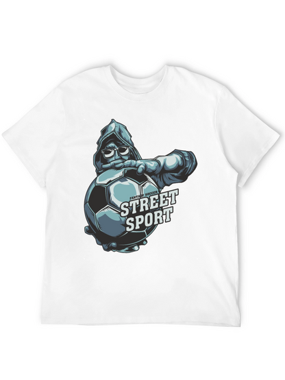 Street Sport Soccer Graphic T-Shirt