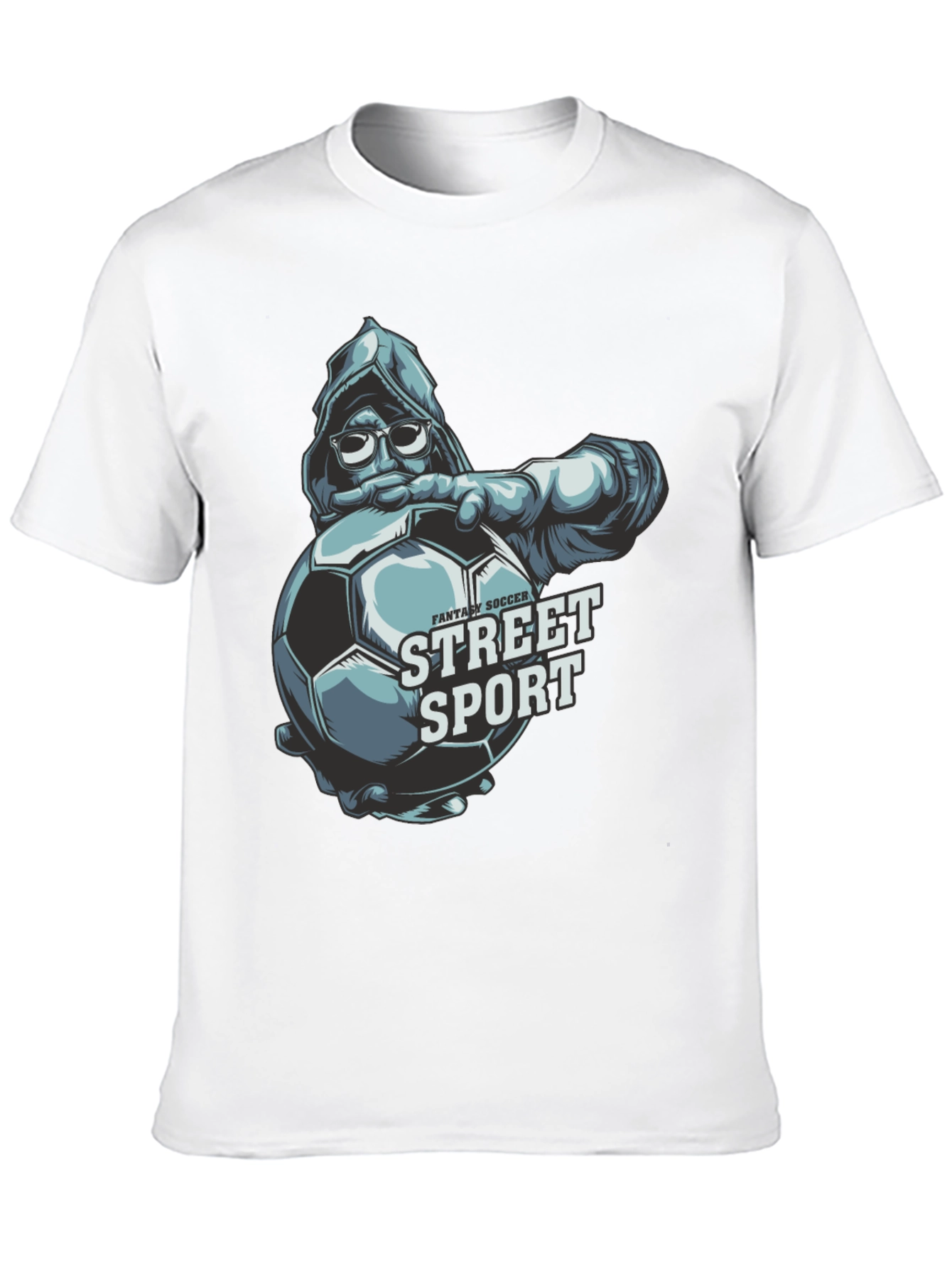Street Sport Soccer Graphic T-Shirt