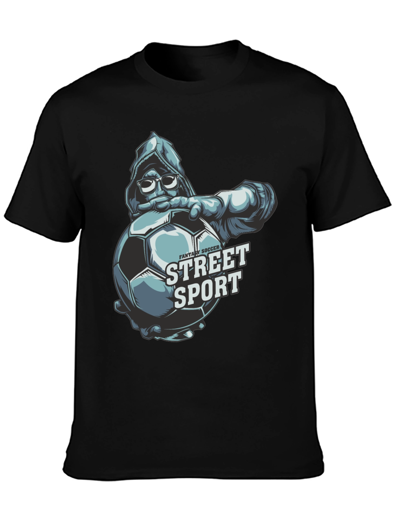 Street Sport Soccer Graphic T-Shirt