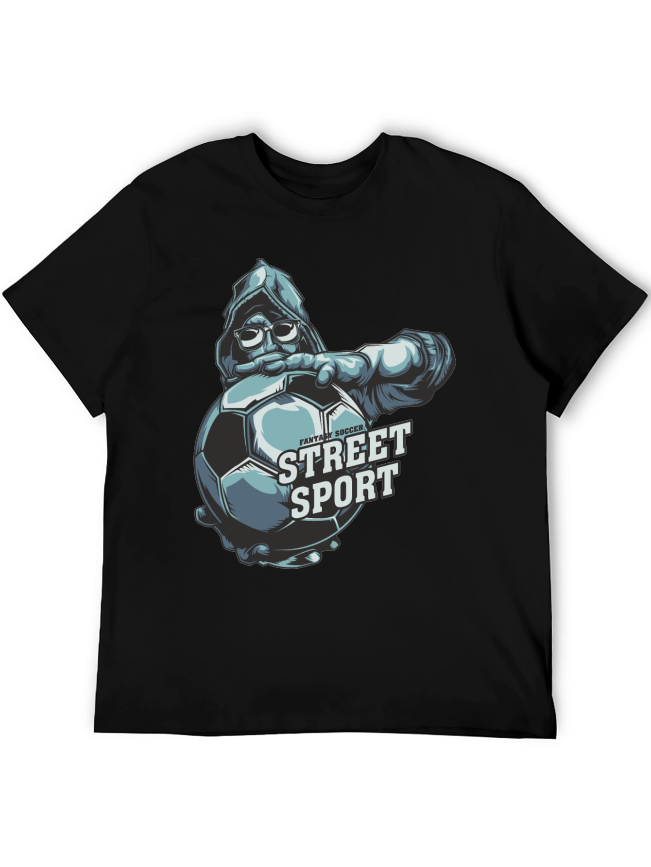 Street Sport Soccer Graphic T-Shirt