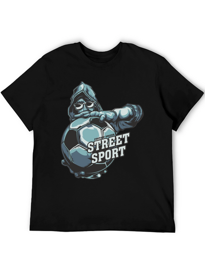 Street Sport Soccer Graphic T-Shirt