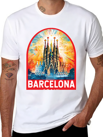 Barcelona Spain T-Shirt Souvenir Graphic Tee