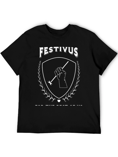 Festivus T-Shirt Black Novelty Holiday Tee