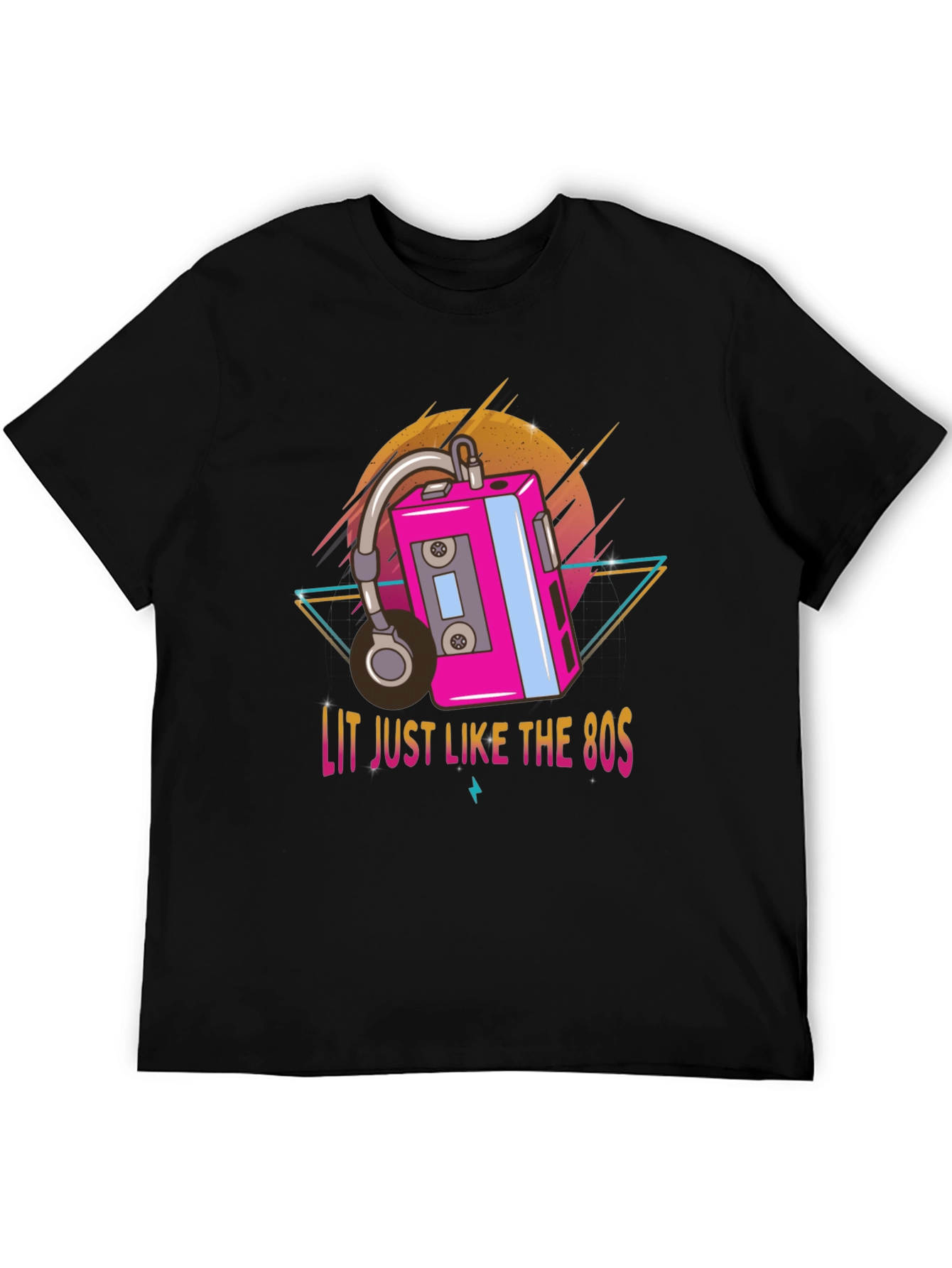 Lit 80s Retro Graphic Tee