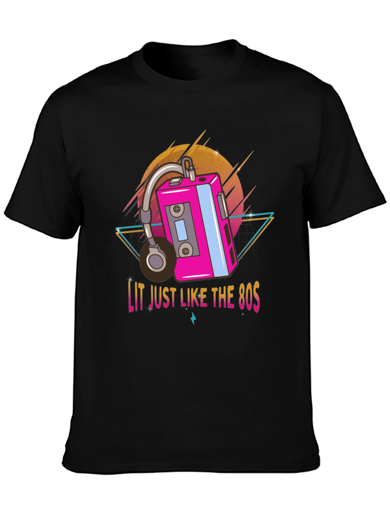 Lit 80s Retro Graphic Tee