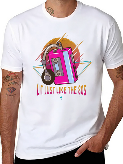 Lit 80s Retro Graphic Tee