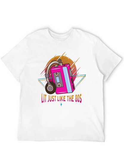 Lit 80s Retro Graphic Tee