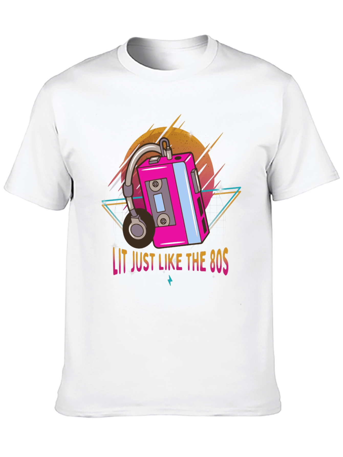Lit 80s Retro Graphic Tee