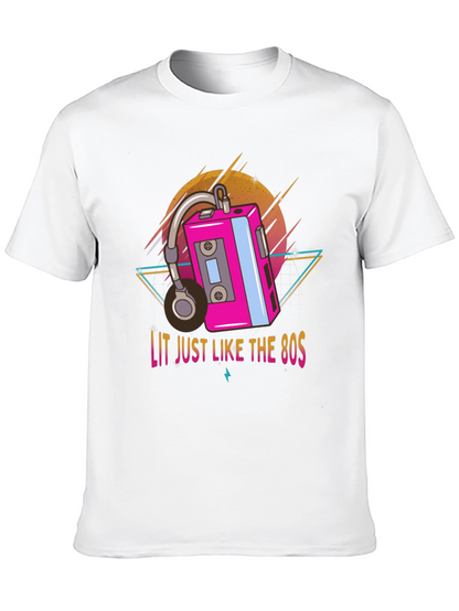 Lit 80s Retro Graphic Tee
