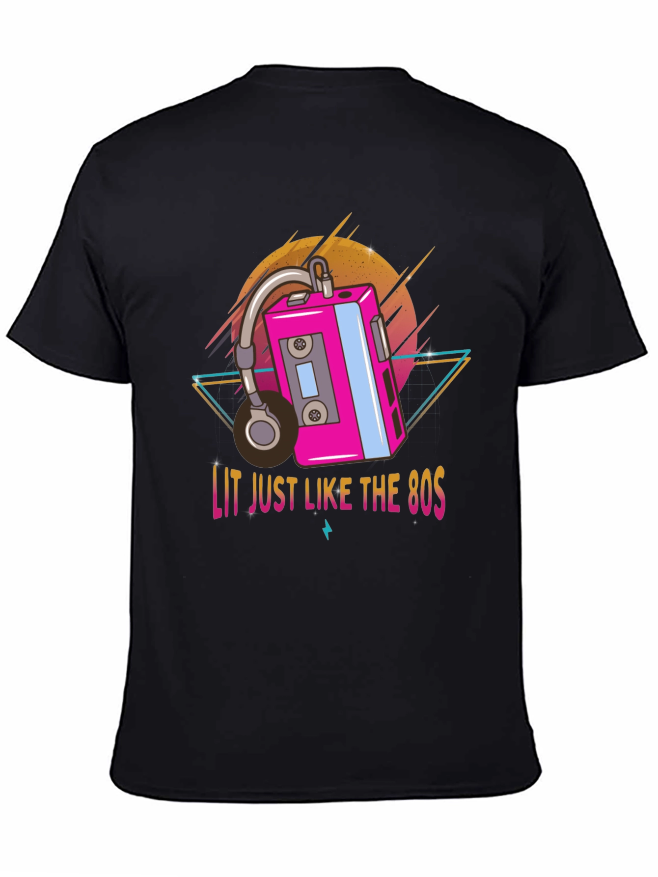 Lit 80s Retro Graphic Tee