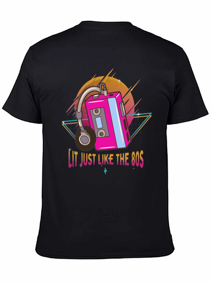 Lit 80s Retro Graphic Tee
