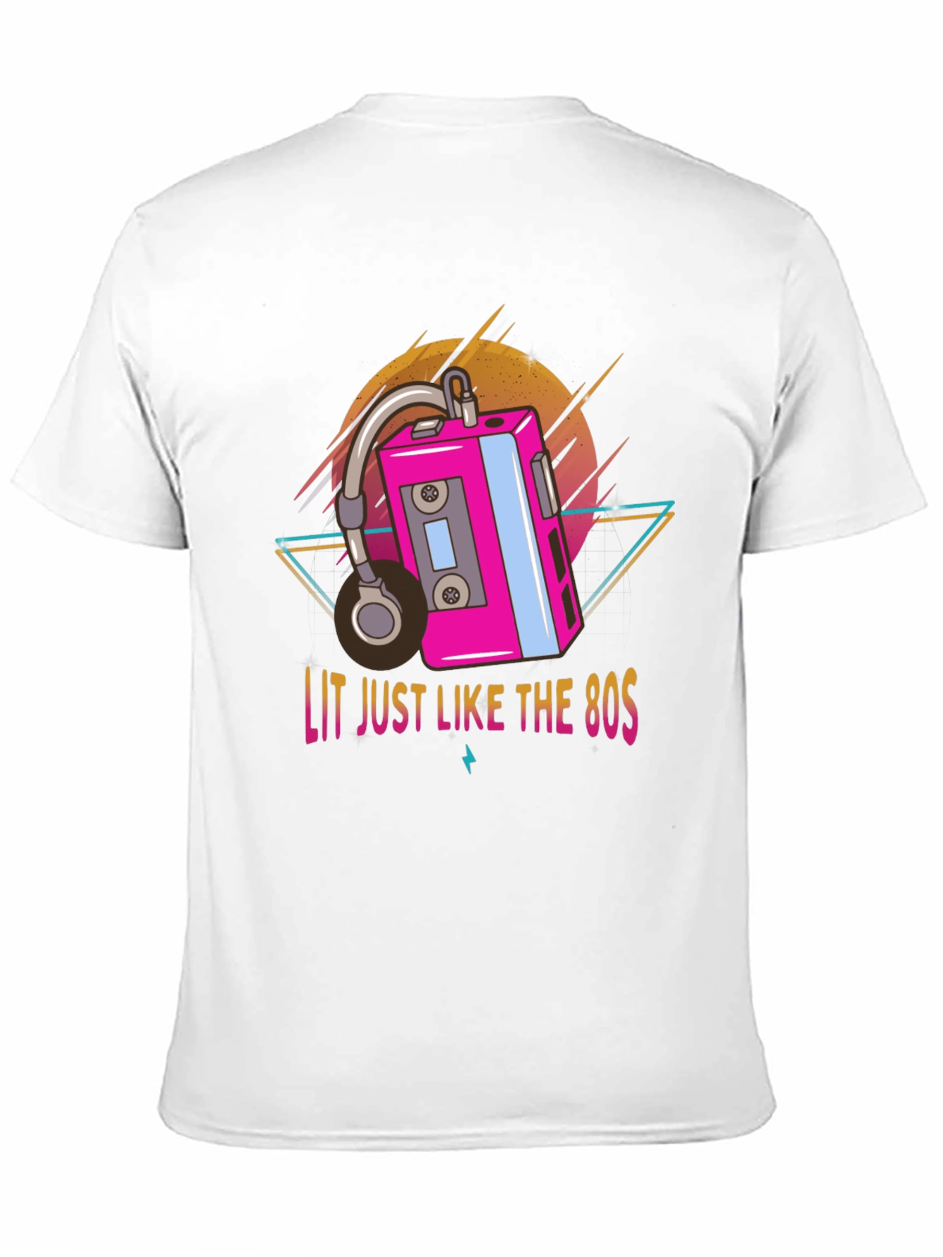 Lit 80s Retro Graphic Tee