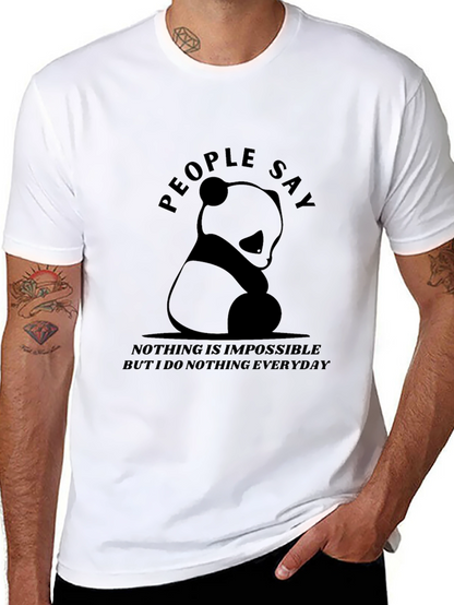 People Say Panda T-Shirt