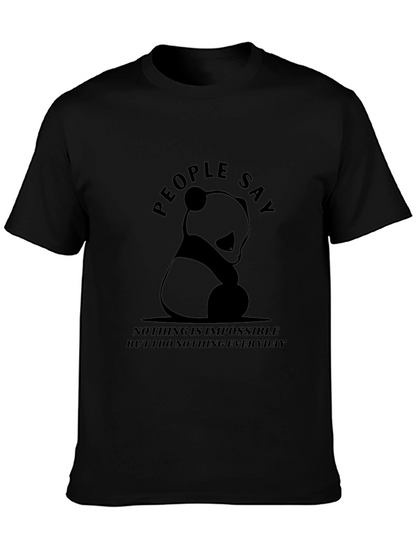 People Say Panda T-Shirt