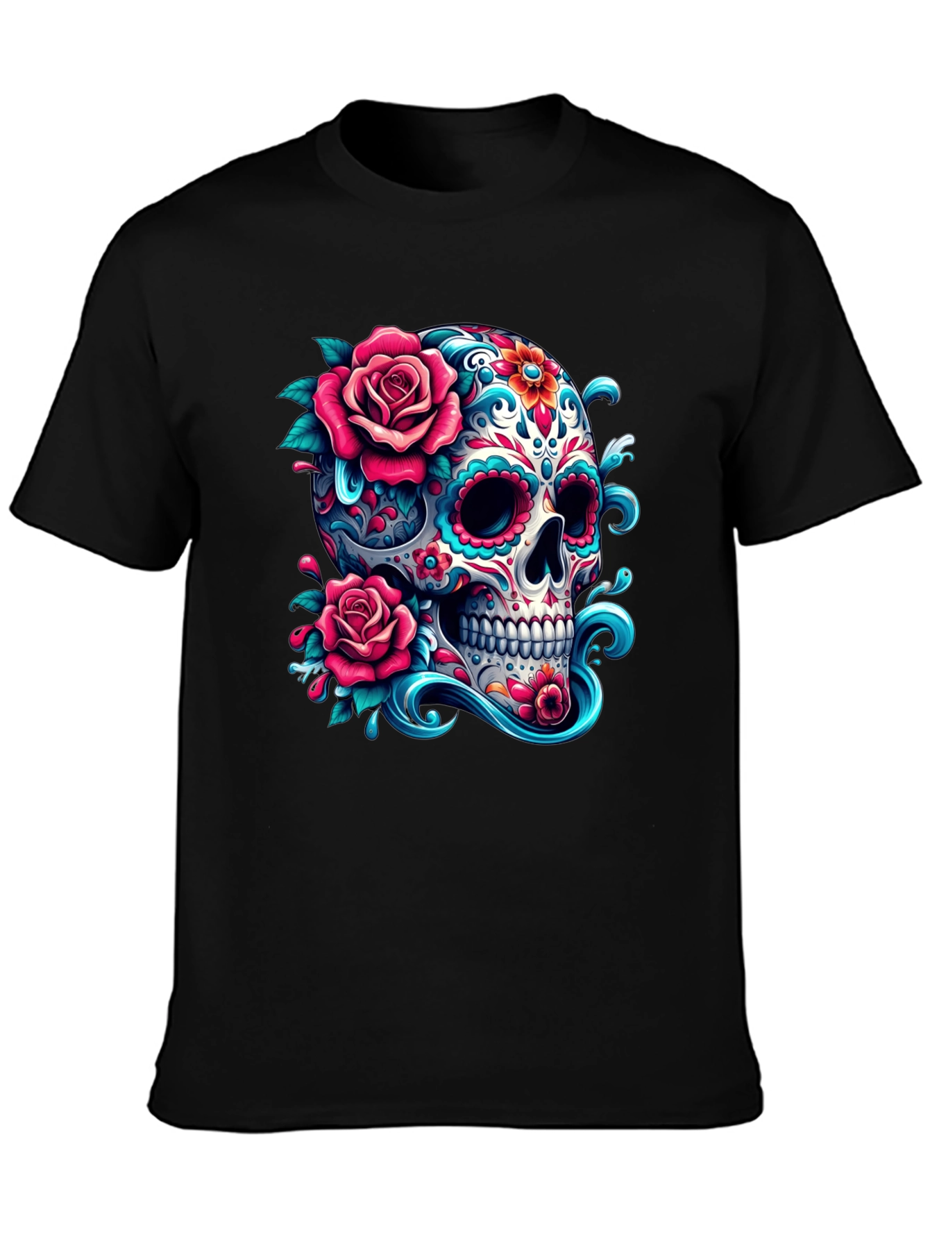 Sugar Skull Rose T-Shirt