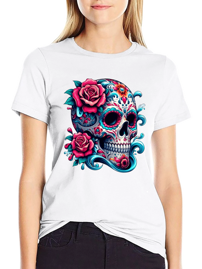 Sugar Skull Rose T-Shirt