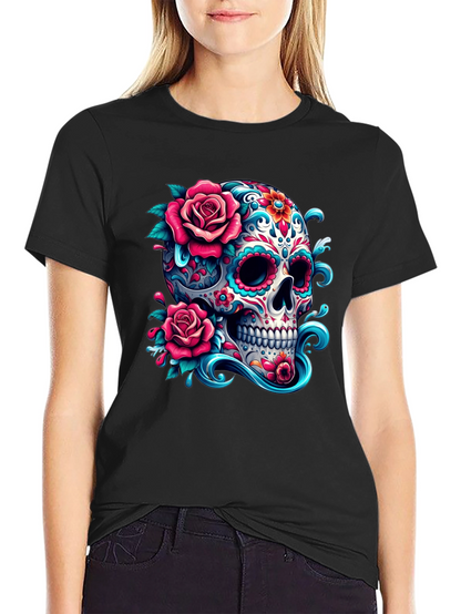 Sugar Skull Rose T-Shirt