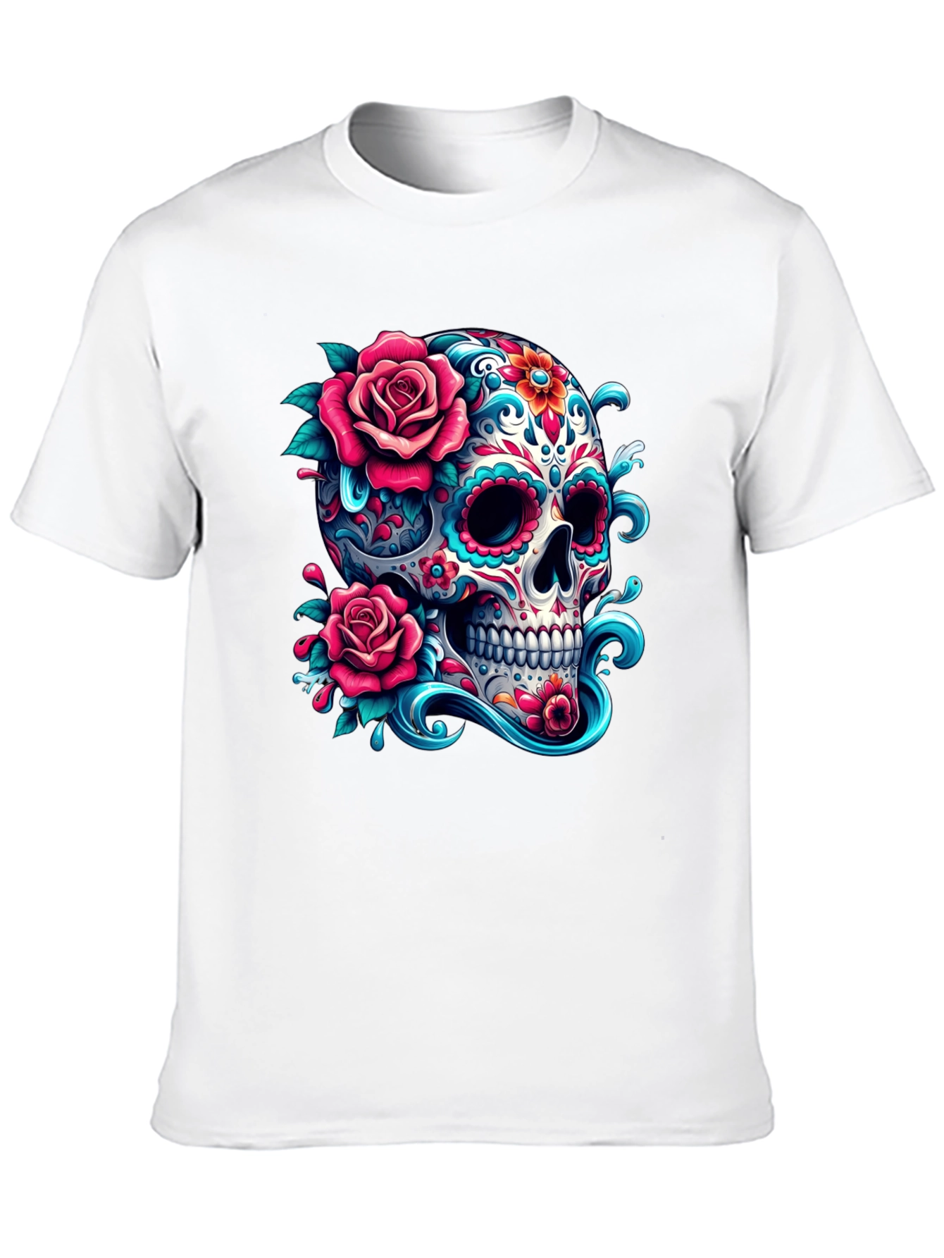 Sugar Skull Rose T-Shirt