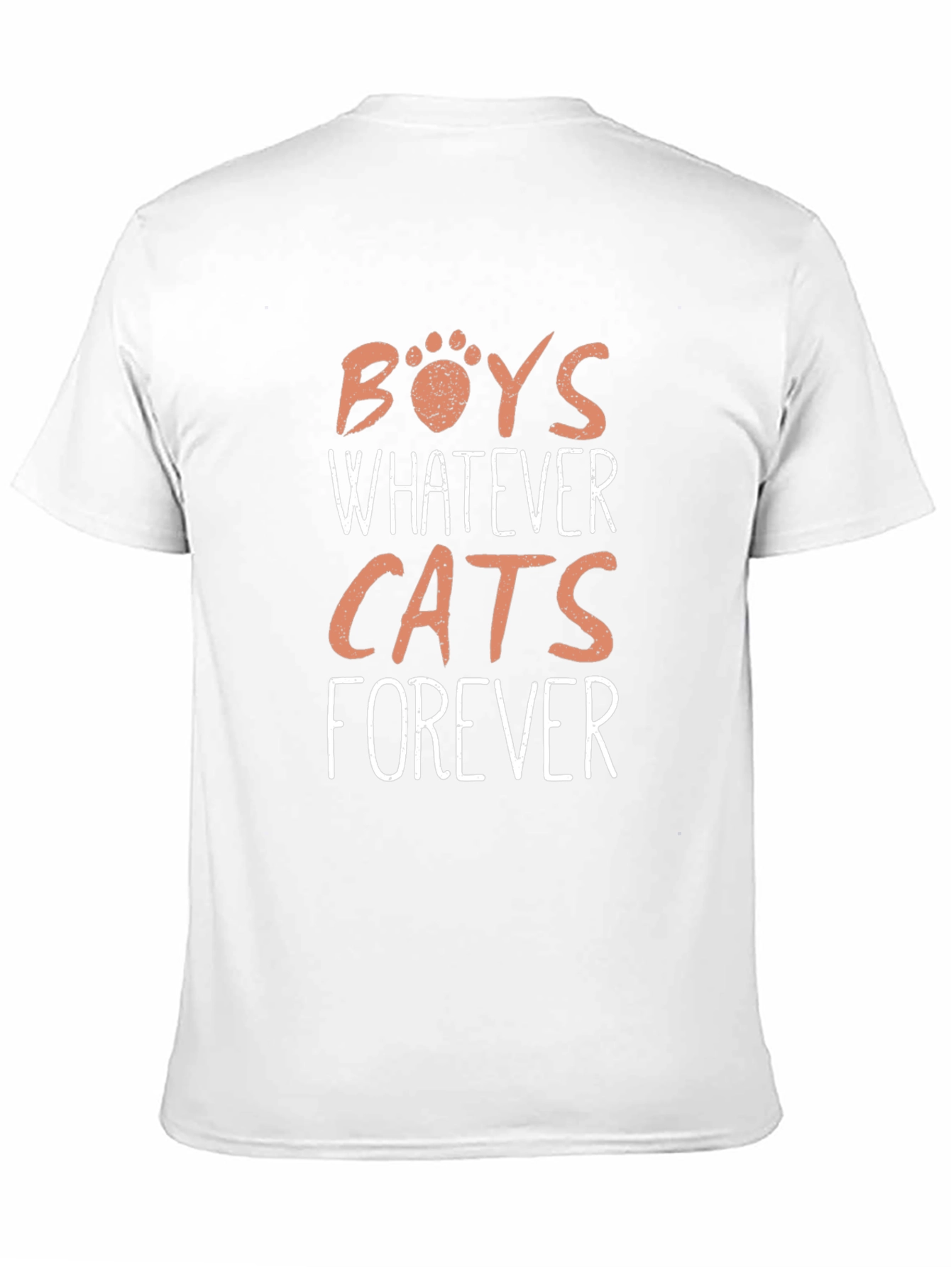 Boys Whatever Cats Forever Graphic Tee