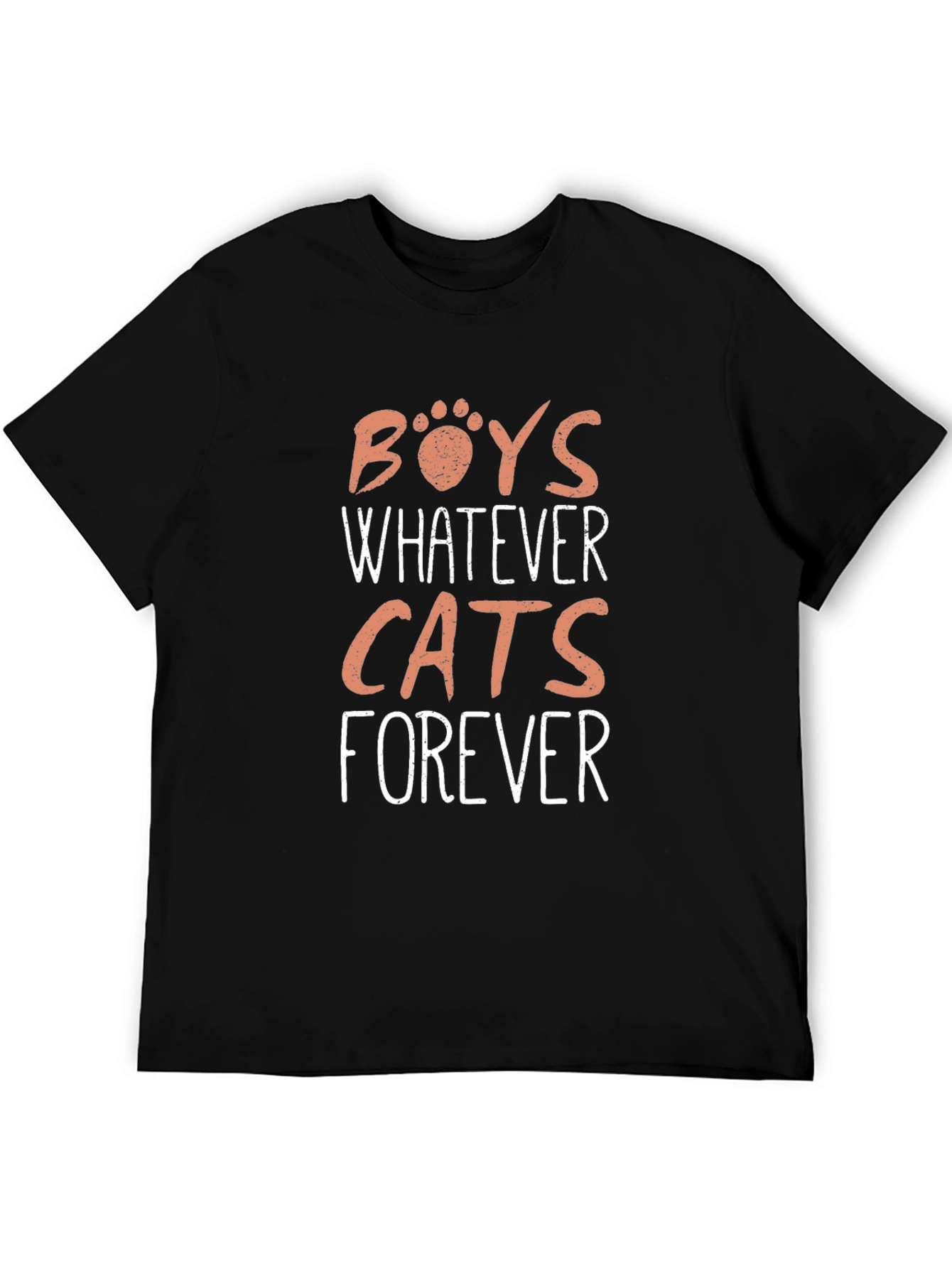 Boys Whatever Cats Forever Graphic Tee