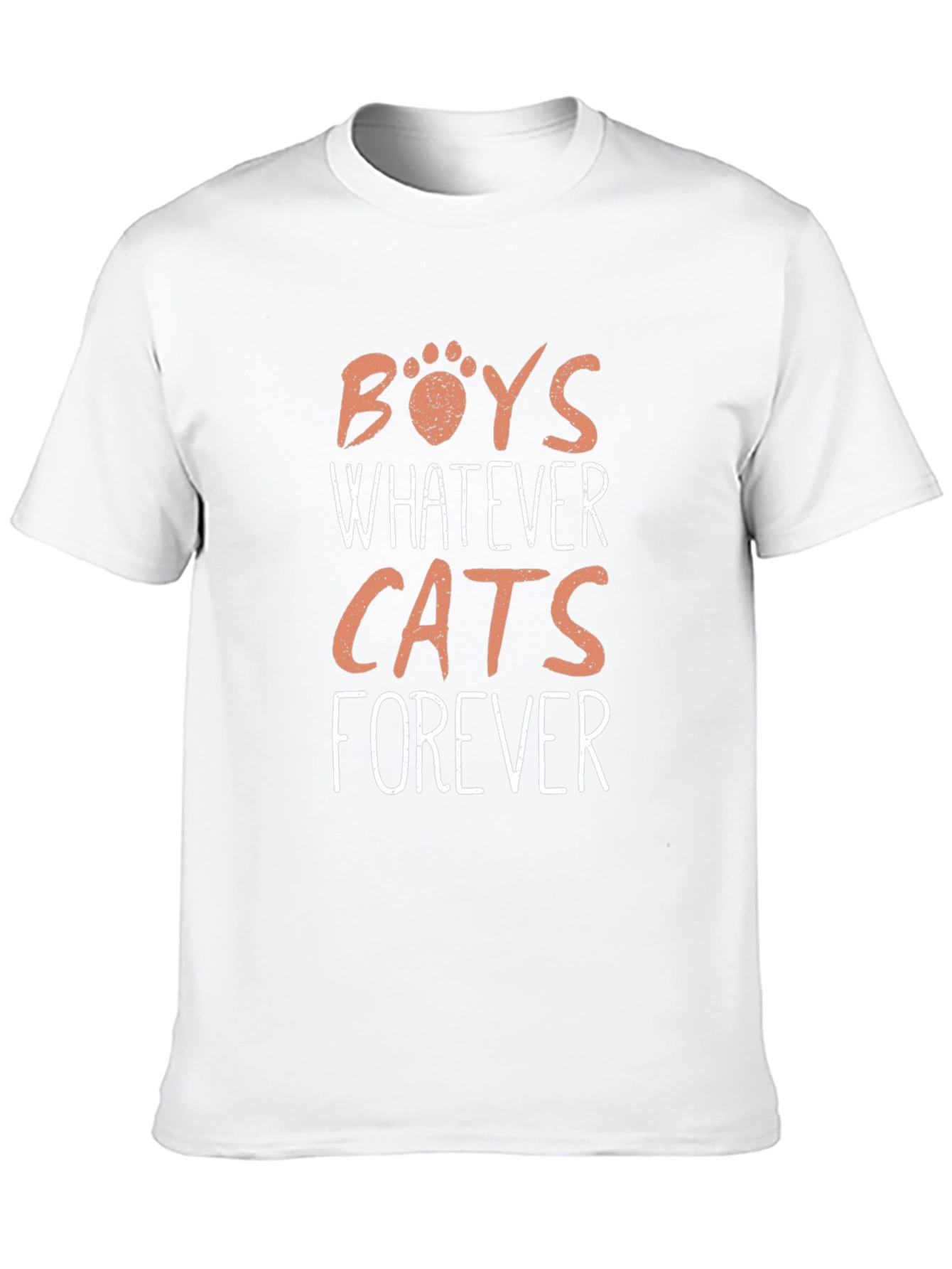 Boys Whatever Cats Forever Graphic Tee