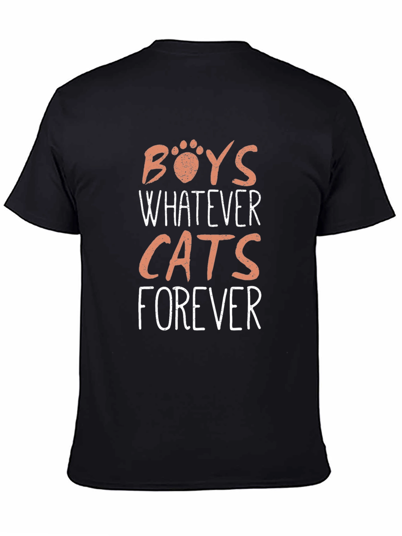 Boys Whatever Cats Forever Graphic Tee
