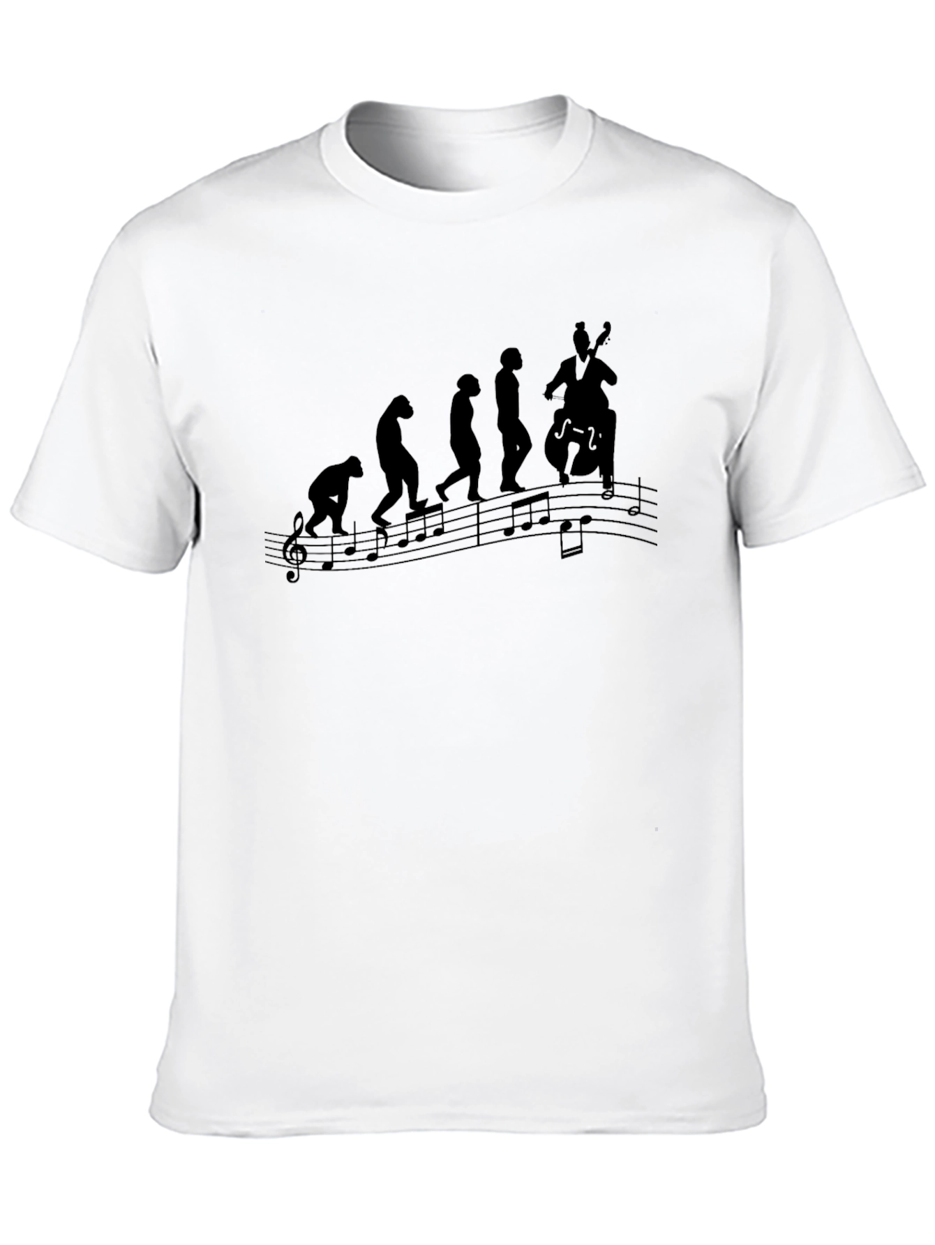 Musical Evolution Black T-Shirt