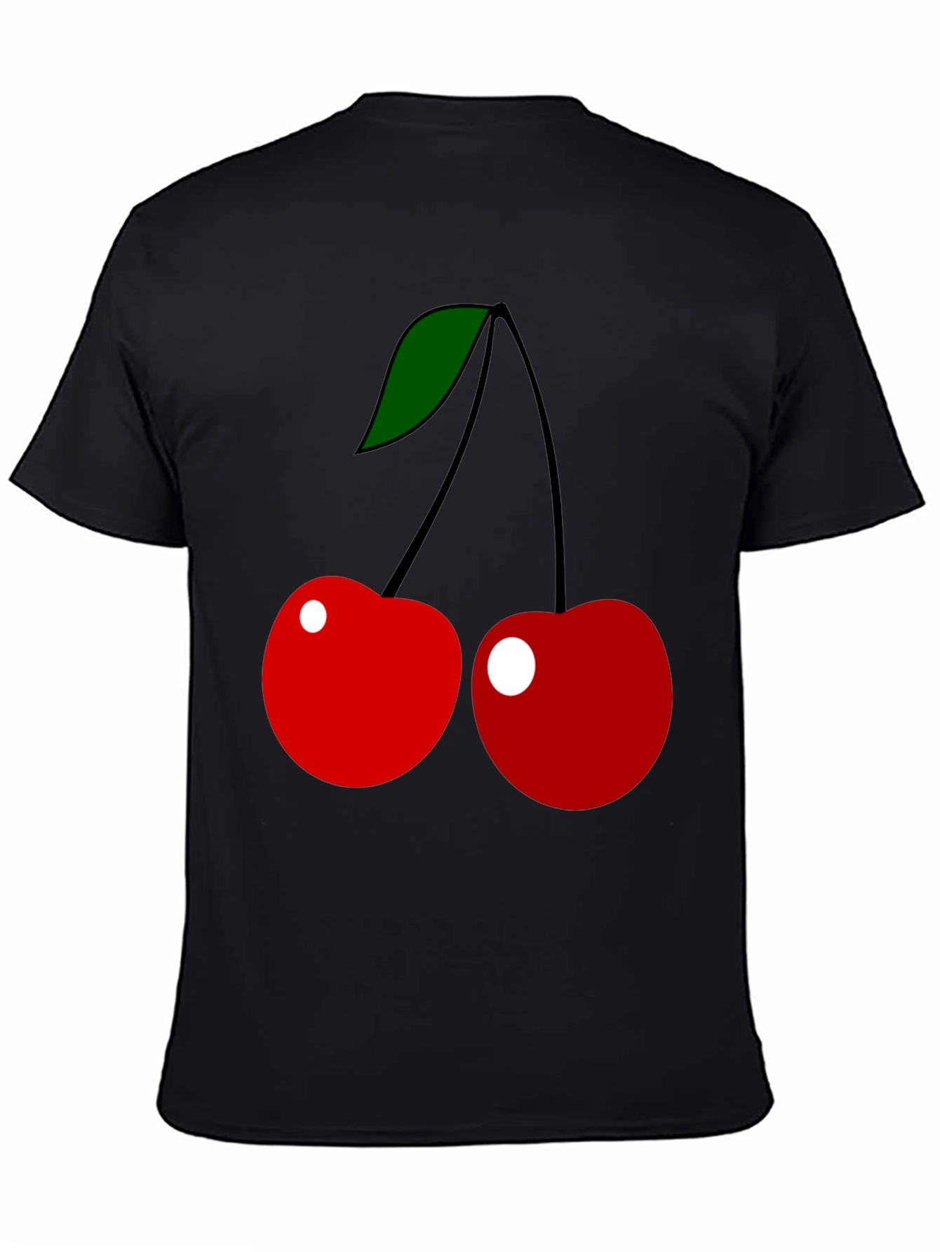 Cherry Graphic Tee - Classic Fruit Design