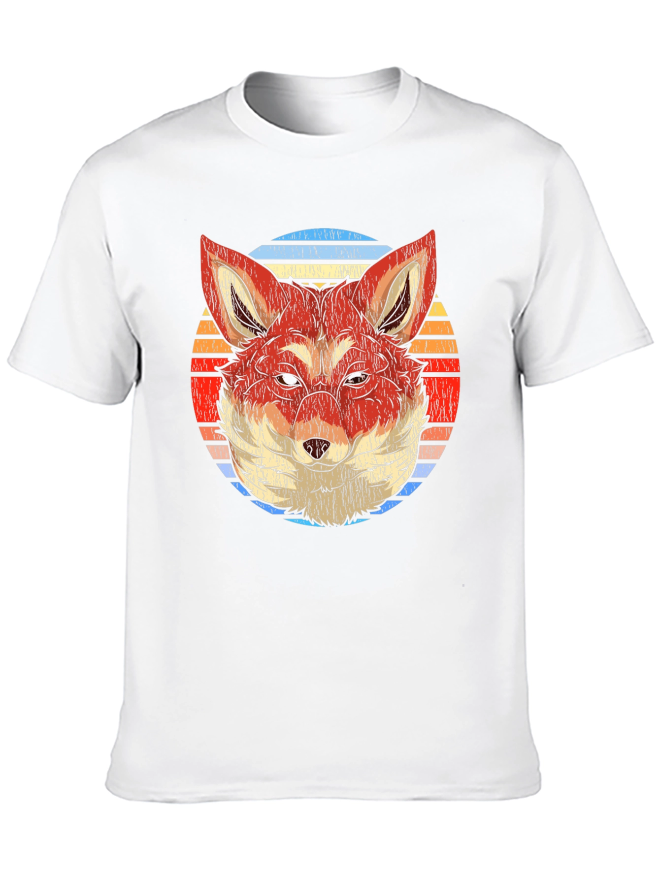 Retro Fox Graphic T-Shirt - Soft Cotton Blend